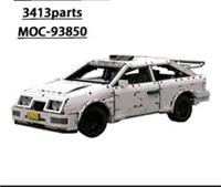 New 3413 pcs Ford Sierra Cosworth RS500 Coupe Building Blocks Set