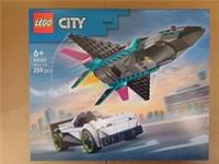 Lego City Set 60489 Jet Vs. Car Brand New & Sealed