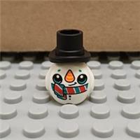 Lego Holiday Christmas Snowman Pillow Plush Minifigure From Set 41843
