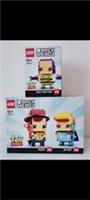 Lego Toy Story Brickheadz 40553 Woody & Bo Peep + 40552 Buzz Lightyear - New