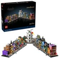 LEGO Harry Potter Diagon Alley Wizarding Shops, Wizard Set for Adults 76444