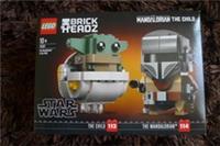 The Mandalorian & The Child Grogu * Lego Brickheadz 75317 * New In Sealed Box