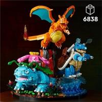 Pokemon 72153 Venusaur, Charizard and Blastoise | ⭐ LIMITED OFFER MOC ITEM⭐