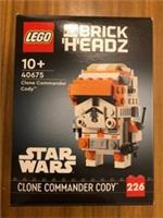 LEGO BRICKHEADZ 40675 Clone Commander Cody Factory Sealed Age 10+ 147 Pieces