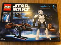 LEGO STAR WARS 75532 Scout Trooper and Speeder Bike New Sealed Set Age 10 -14