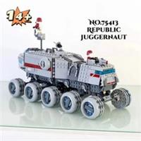 Lego Star Wars Clone Turbo Tank Juggernaut Custom MOC 75413 New with Figures