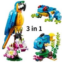 CREATOR 31136 EXOTIC PARROT 3 IN 1 (NEW & SEALED) Free Shipping, UNBRANDED