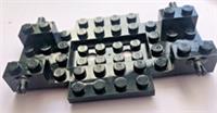 Lego 65202 Vehicle Base 6 x 10 x 1 With 2 x 4 Recessed Centre And 2 Holes Black