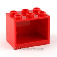 NEW LEGO Part Number 4532 in Bright Red