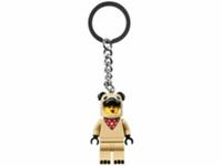 LEGO City French Bulldog Guy Minifigure Keyring 854158