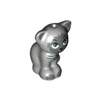 LEGO Animal Friends Light Bluish Grey Cat Patches Pattern (Gertrude)