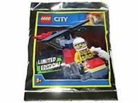 LEGO City Firefighter Woman with Helicopter Foil Pack Set 951905