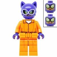 Batman Movie DC Supeheroes LEGO Minifigure Catwoman Arkham Asylam Suit 70912