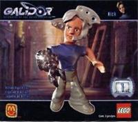 LEGO 4040 Galidor #1 Nick -- Mini Action Figure McDonalds 2002