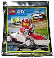 LEGO City Driver Minifigure and Race Car Foil Pack Set 952005