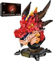 JMBricklayer Dragon Head Building Blocks Toy 70105 Collectable Display Fantasy