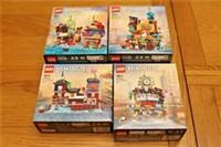 LEGO 40703 40704 40705 40706 SET OF 4 NINJAGO MICRO DOCKS CITY MARKETS GARDENS