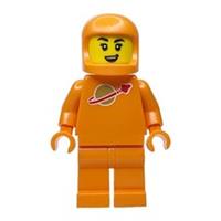 LEGO Classic Space Orange Space Women Minifigure from 40687