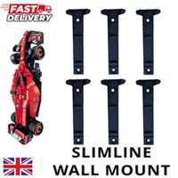 6x Slimline Invisible Wall Mount for LEGO F1 Speed Champions Cars 3D Printed