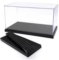 3 Tier Clear Acrylic Display Case for Minifigure Building Blocks Collection