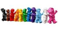 Lego Monochrome Minifigures from 40516 Everyone is Awesome