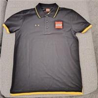 New *RARE * LEGO Polo Shirt Teammate Legoland Size Medium Size Men's Black