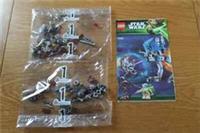 LEGO STAR WARS 75002 Pair of 2 Destroyer Sniper Droid Droidekas NEW