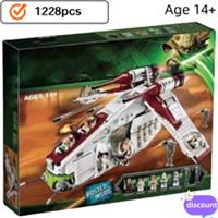 NEW Star Wars: Republic Gunship (75021) Complete Set Not Official Lego