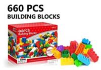 660 Pieces Building Blocks Children Diy Creative Bricks Educational Toy Gift NEW
