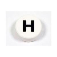 LEGO City Accessory Alphabet Capital Letter H Tile Round 1 x 1 (Small)