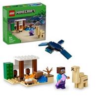 LEGO Minecraft Steve's Desert Expedition - House Toy with 3 Multicolor