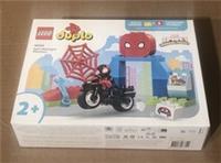 Lego 10424 Duplo Marvel Spiderman Spin's Motorcycle Adventure Spidey Friends