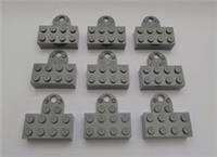 Lego 9 x Dark Grey 2x4 Magnet Display Brick 74188c01 CMF Minifigures FREE P+P