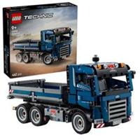 LEGO Technic Tipping Dump Truck Toy, Blue Construction Vehicle Set 42203