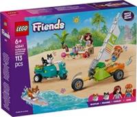 Lego Friends 42641 Surfing Dogs And Scooter Adventure 113 Piece Building Playset