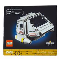 LEGO Icons Star Trek Type-15 Shuttlepod (40768) - GWP - BNIB - Retired - Sealed