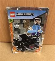 LEGO Minecraft 662207 Steve with Spider- Foil Pack 662207 New & Sealed 2022