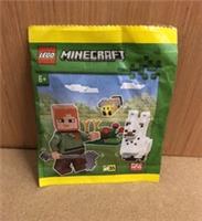 LEGO MINECRAFT 662308 Alex Minifigure Baby Llama & Bee Paper Bag Brand New