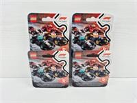 LEGO Formula 1 Collectible Cars 71049 x4 Sealed Blind Boxes F1 Minifigures