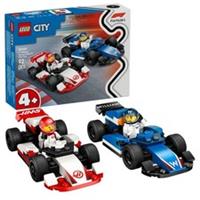 LEGO City F1 Williams Racing & Haas F1 Race Cars Vehicle Toy Set 60464