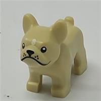 LEGO French Bulldog Animal 29602pb01 Dog Black Eyes, Nose & FREE POST