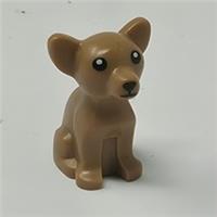 LEGO Chihuahua with Black Eyes Animal, Land: 12888pb01 Dog, FREE POST