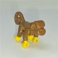 LEGO Monkey with Yellow Hands and Feet Animal, Land: 2550c01 FREE POST