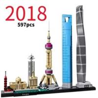 *NEW* UNBRANDED 597pcs Shanghai MOC Architecture Building Blocks Set Gift Toy
