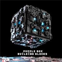 MOC Mechanism Decryption Box Building Block Assembly Toy High Difficulty Puzzle