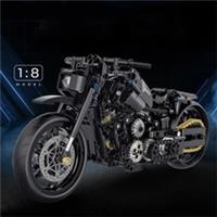586Pcs Classic Motorbike Building Model Blocks Harley Davidson