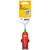 LEGO Iconic Chilli Costume Minifigure Key Light (Keyring/Keychain) (KE256H)