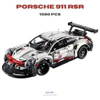 Build Blocks TECHNIC - Porsche 911 RSR | 1580pcs (42096) ABS Plastic Kit