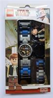 LEGO Star Wars 9001642 Han Solo Analogue Watch NEW MINIFIGURE IS INCLUDED