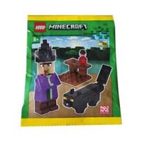 LEGO Minecraft Witch w/ Black Cat & Potion LEGO Minifigure Paper Bag Set 662408